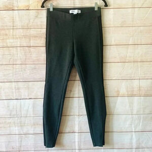 Old Navy Stevie Mid Rise Skinny Ponte Knit Pull On Side Stripe Pants Ankle Zip